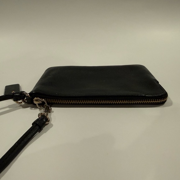 Coach Black Leather Wristlet - Picture 6 of 11
